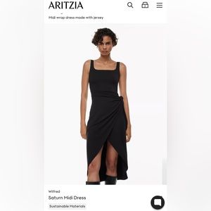 Aritzia/Wilfred Saturn midi dress